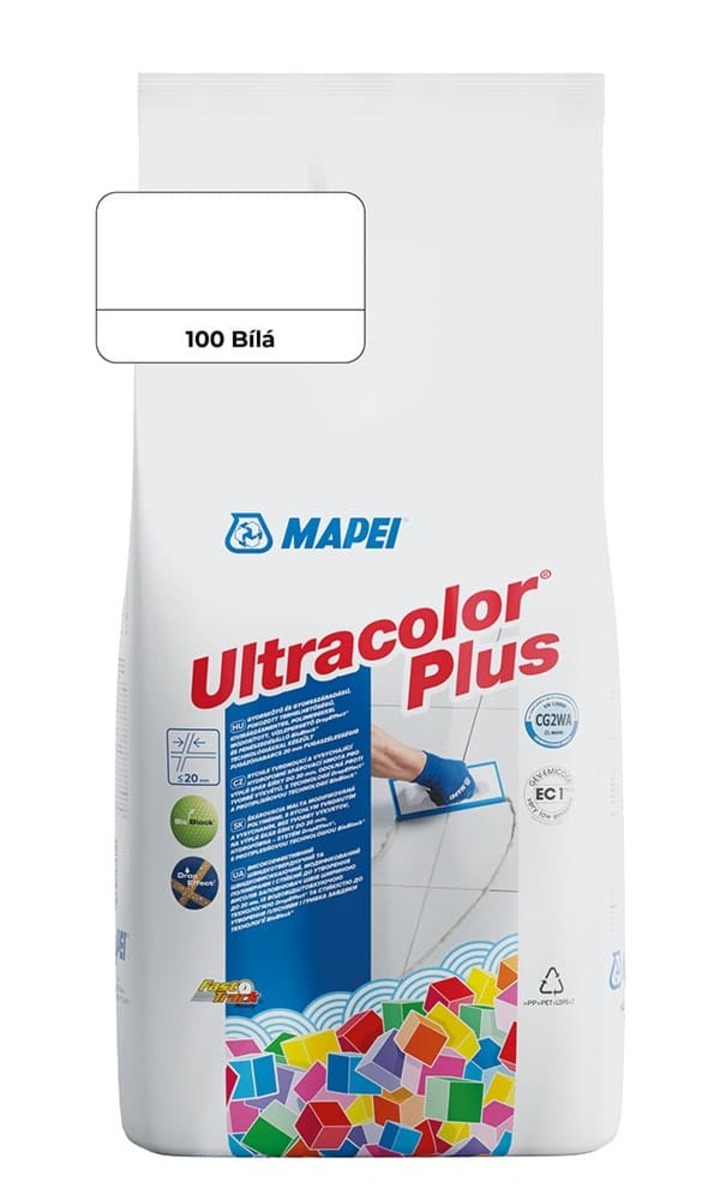 Spárovací hmota Mapei Ultracolor Plus bílá 2 kg CG2WA MAPU2100 Mapei