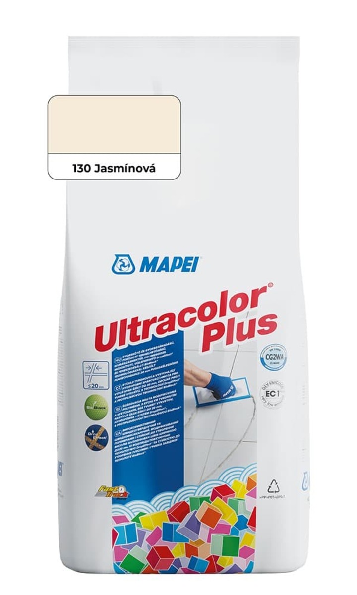 Spárovací hmota Mapei Ultracolor Plus jasmín 2 kg CG2WA MAPU2130 Mapei