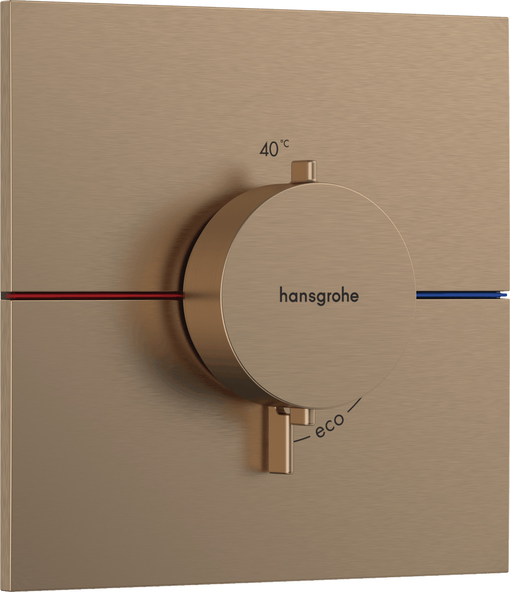 Sprchová baterie Hansgrohe ShowerSelect Comfort E bez podomítkového tělesa kartáčovaný bronz 15574140 Hansgrohe