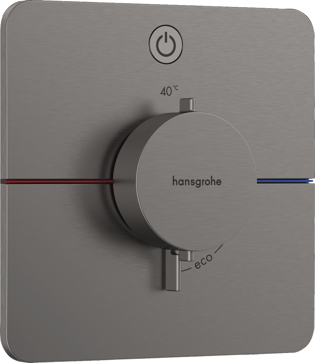 Sprchová baterie Hansgrohe ShowerSelect Comfort Q bez podomítkového tělesa kartáčovaný černý chrom 15581340 Hansgrohe