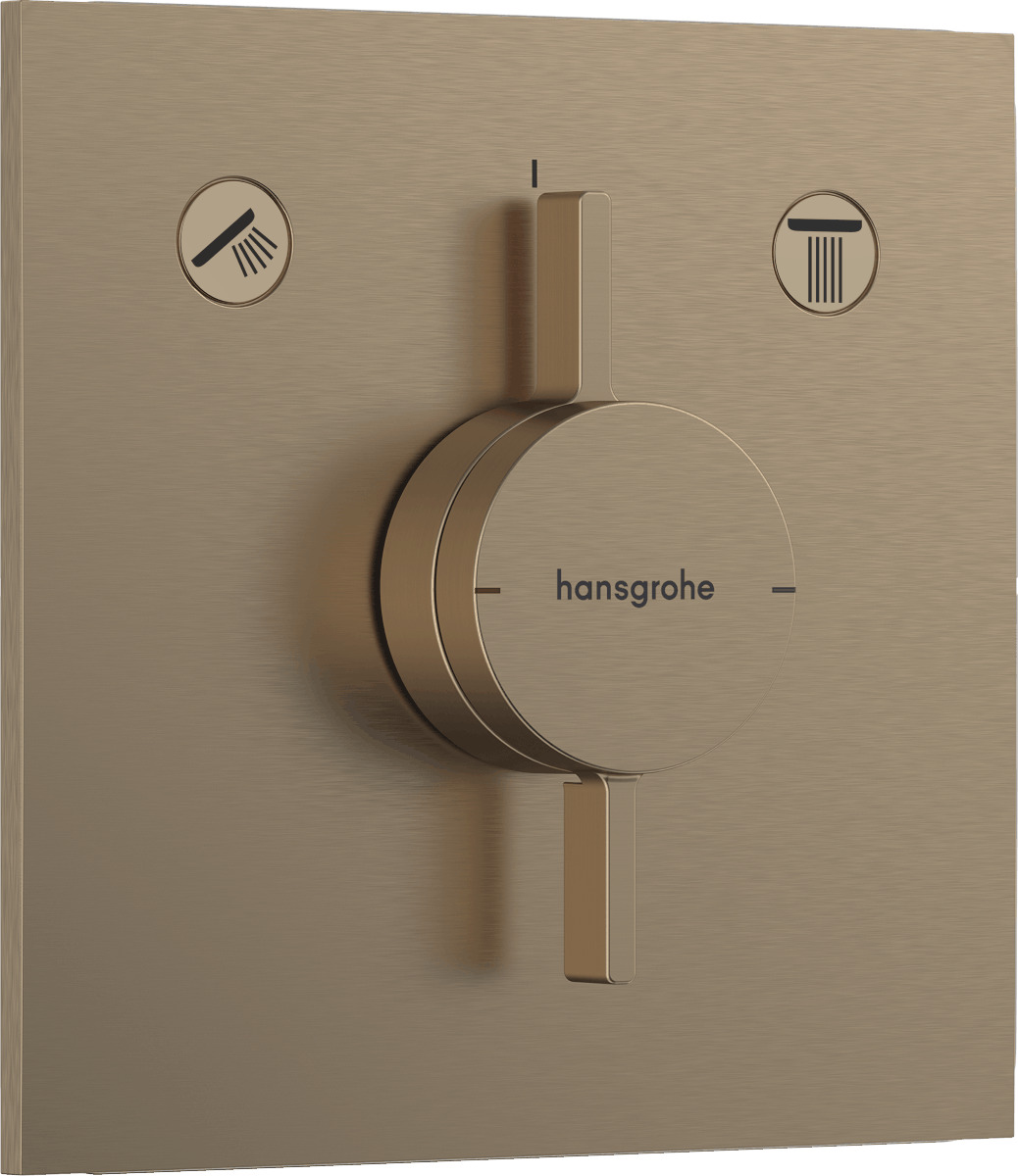 Vanová baterie Hansgrohe DuoTurn E bez podomítkového tělesa kartáčovaný bronz 75417140 Hansgrohe