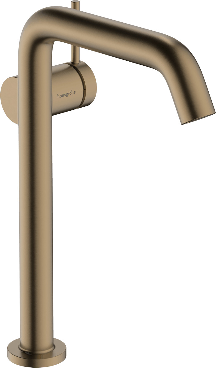 Vysoká umyvadlová baterie Hansgrohe Tecturis S s clic-clacem kartáčovaný bronz 73370140 Hansgrohe