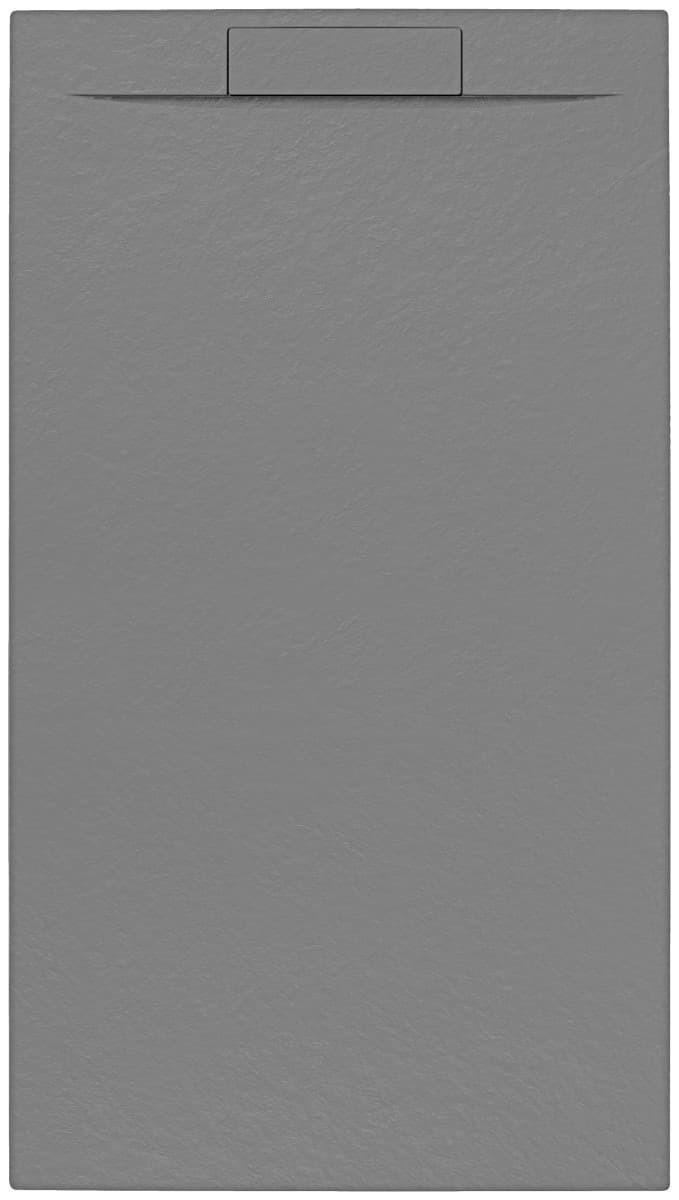 Sprchová vanička obdélníková SAT Fusion 100x80 cm litý mramor Gris SATFU10080GR SAT