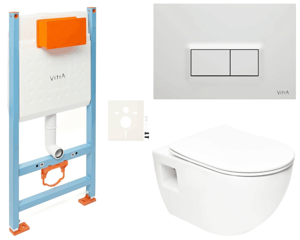 Závěsný wc set do lehkých stěn / předstěnová SAT Project SIKOVSSATPRO51600 NO BRAND