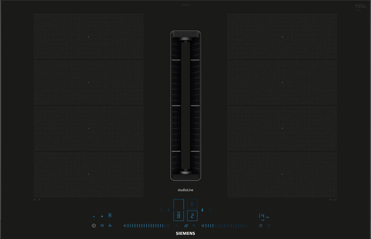 Siemens iQ700 Indukční varná deska s odsáváním 80 cm EX877NX68E Siemens