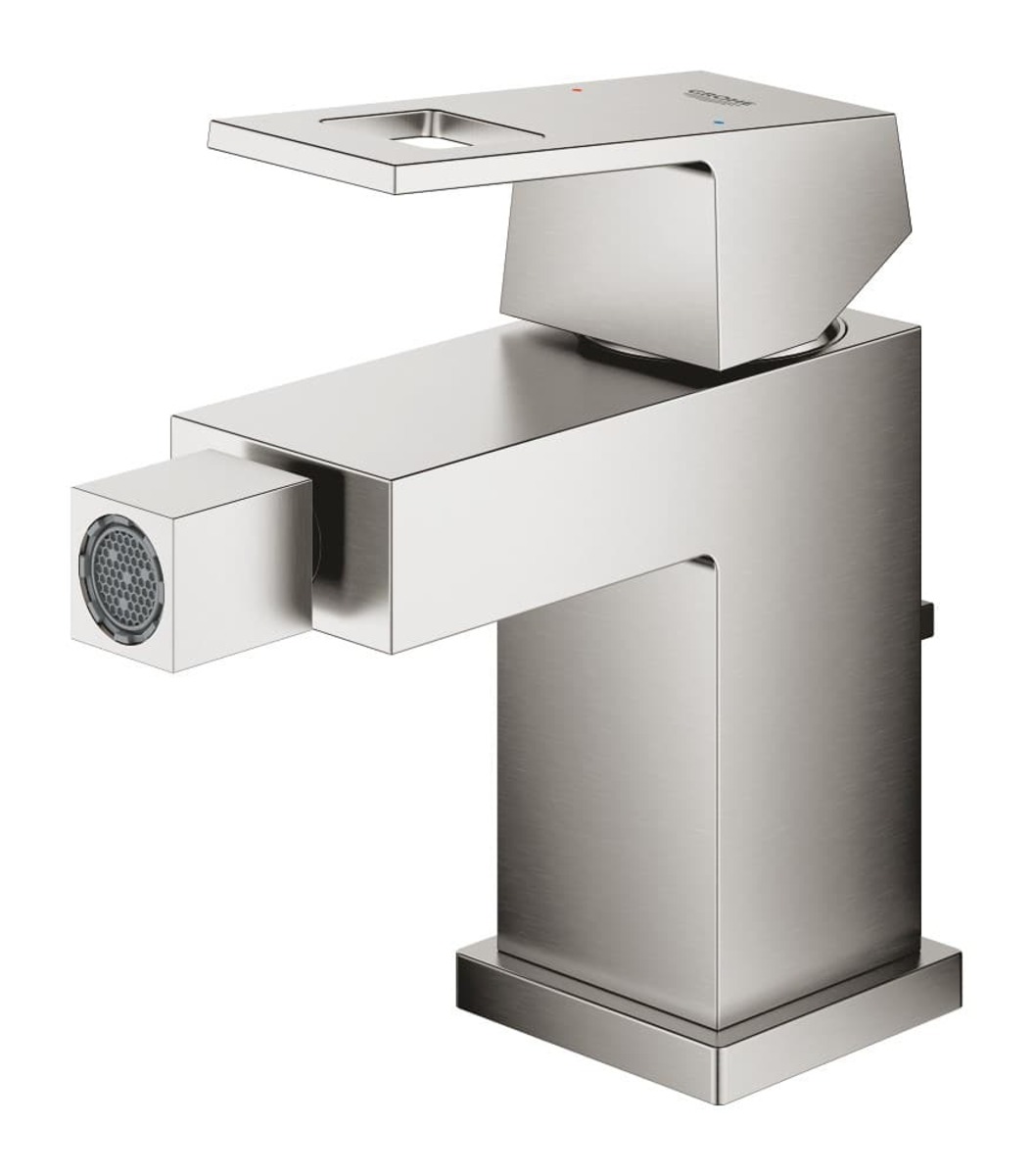 Bidetová baterie Grohe Eurocube s výpustí supersteel 23138DC0 Grohe