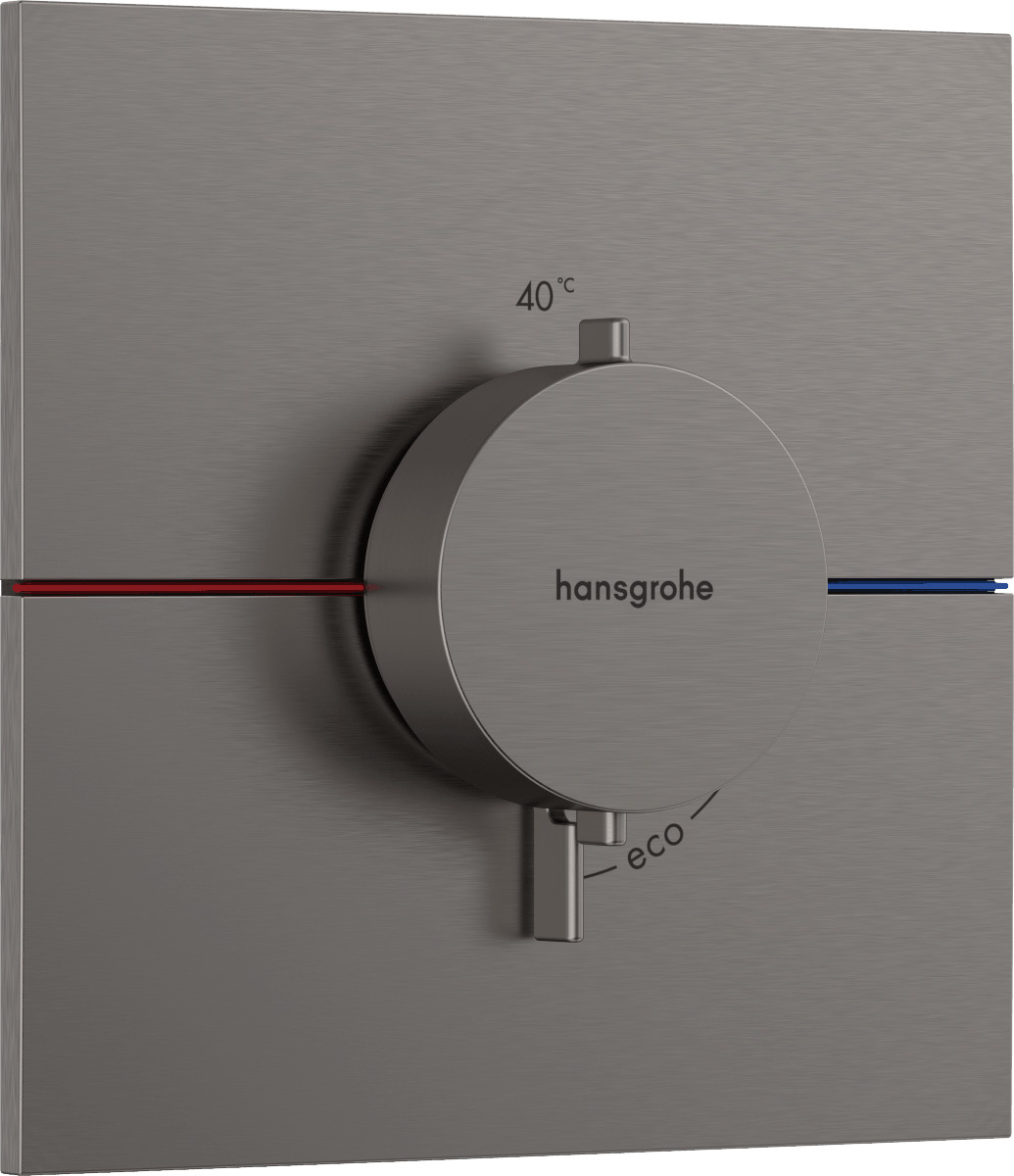 Sprchová baterie Hansgrohe ShowerSelect Comfort E bez podomítkového tělesa kartáčovaný černý chrom 15574340 Hansgrohe