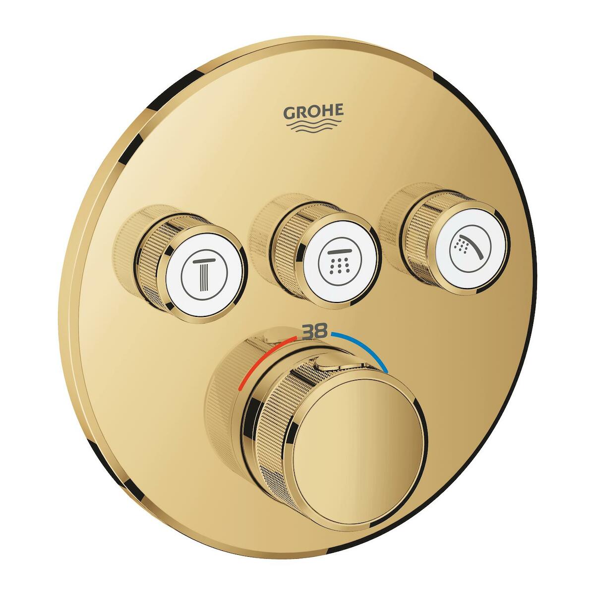 Termostat Grohe Grohtherm Smartcontrol bez podomítkového tělesa Cool Sunrise 29121GL0 Grohe