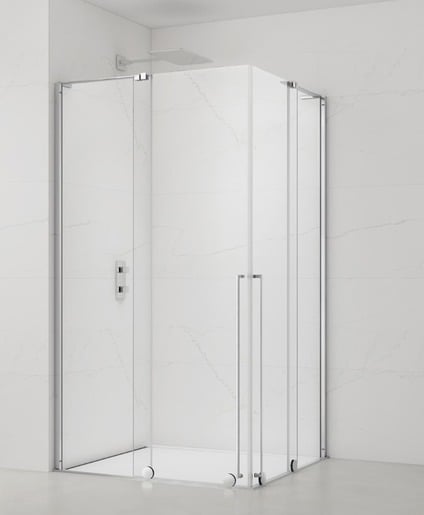 Sprchový kout čtverec 90x90 cm SAT Walk-In Xmotion SATBWIXMN9090 SAT