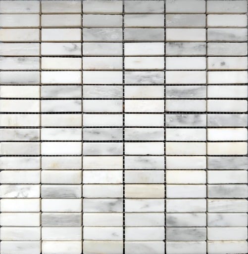 Kamenná mozaika Premium Mosaic Stone šedá 30x30 cm leštěná STMOS1548L Premium Mosaic Stone