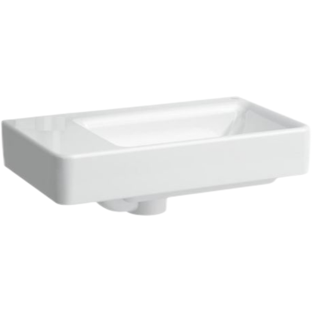 Laufen Pro S umývátko 48x28 cm odkládací plocha vlevo h8159550001091 1595.5.000.109.1 Laufen